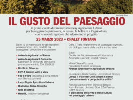 25 marzo – Il gusto del Paesaggio
